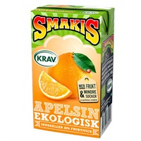 Smakis Apelsin 27x25cl KRAV