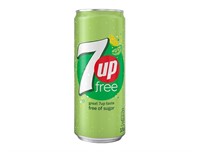 Seven Up Free (7-Up) Sleek 20x33cl