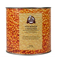 Vita Bönor I Tomatsås 2,65kg Pedros