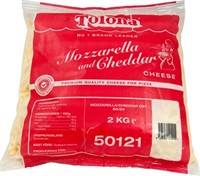 Mozzarella/Cheddar 80/20 2kg Fryst